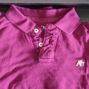 Men's maroon Aeropostale polo BUNDLE OPTION